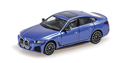BMW I4 M50 – 2022 – MATT BLUE METALLIC 1:87 model