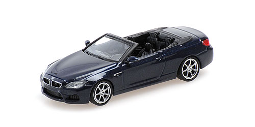 BMW M6 CABRIO – 2015 – BLUE METALLIC 1:87 model