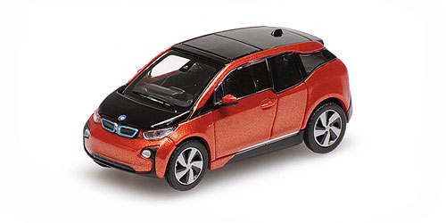 BMW I3 – 2014 – RED METALLIC 1:87 model