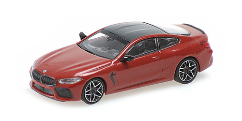 BMW M8 COUPE – 2019 – RED METALLIC 1:87 model