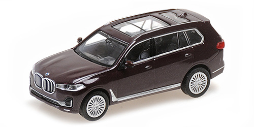 BMW X7 – 2019 – DARK RED METALLIC 1:87 model