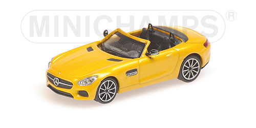 MERCEDES-AMG GTS CABRIOLET – 2015 – YELLOW METALLIC 1:87 model