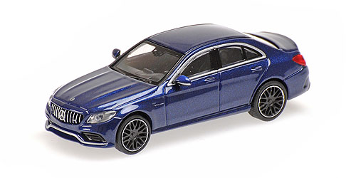 MERCEDES-AMG C63 LIMOUSINE – BLUE METALLIC 1:87 model