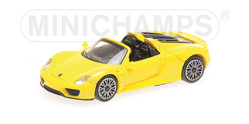 PORSCHE 918 SPYDER – 2013 – YELLOW 1:87 model