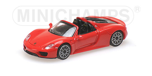 PORSCHE 918 SPYDER – 2013 – RED 1:87 model
