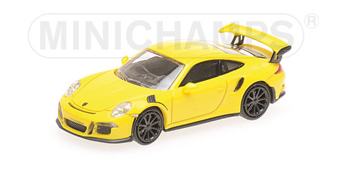 PORSCHE 911 GT3 RS – 2013 – YELLOW 1:87 model