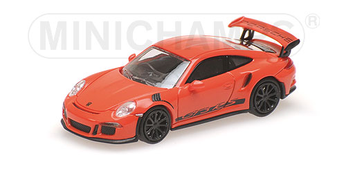 PORSCHE 911 GT3 RS – 2013 – ORANGE W/ STRIPES 1:87 model
