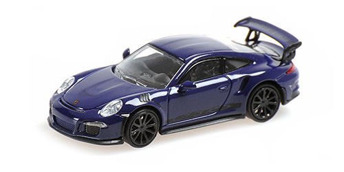 PORSCHE 911 GT3 RS – 2015 – ULTRAVIOLET W/ STRIPES 1:87 model
