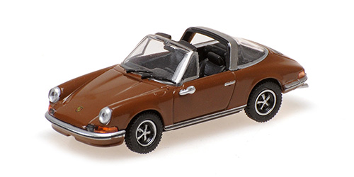 PORSCHE 911 TARGA – 1972 – BROWN METALLIC 1:87 model