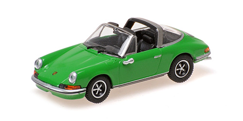 PORSCHE 911 TARGA – 1972 – GREEN 1:87 model