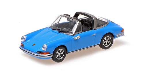 PORSCHE 911 TARGA – 1972 – BLUE 1:87 model