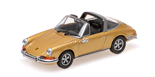 PORSCHE 911 TARGA – 1972 – GOLD 1:87 model