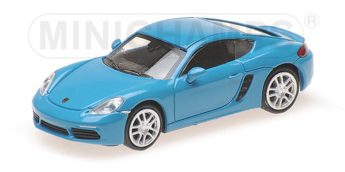 PORSCHE 718 CAYMAN – 2016 – BLUE 1:87 model