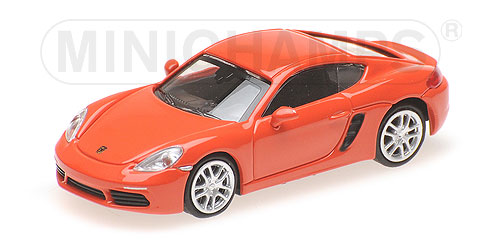 PORSCHE 718 CAYMAN – 2016 – ORANGE 1:87 model