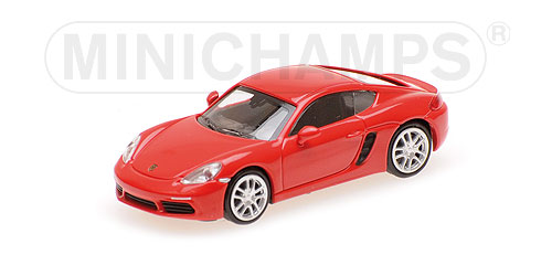 PORSCHE 718 CAYMAN – 2016 – RED 1:87 model