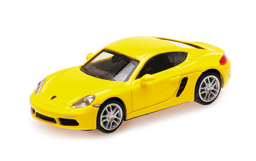 PORSCHE 718 CAYMAN – 2016 – YELLOW 1:87 model