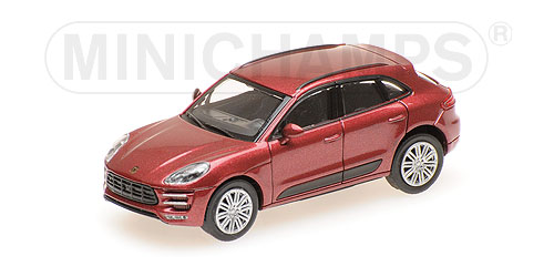 PORSCHE MACAN TURBO – 2013 – RED METALLIC 1:87 model