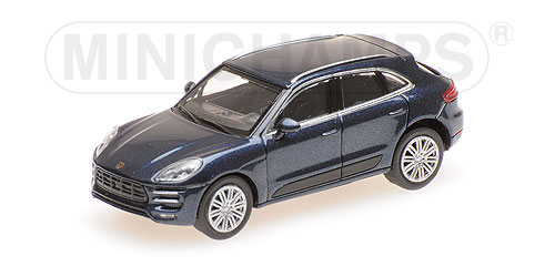 PORSCHE MACAN TURBO – 2013 – BLUE METALLIC 1:87 model