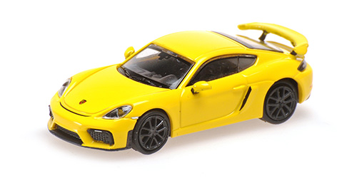 PORSCHE 718 CAYMAN GT4 (981) – 2019 – YELLOW 1:87 model