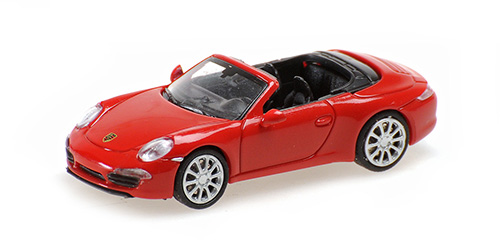 PORSCHE 911 CABRIOLET – 2013 – RED 1:87 model