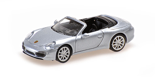 PORSCHE 911 CABRIOLET – 2013 – SILVER 1:87 model
