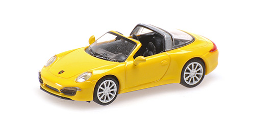PORSCHE 911 TARGA – 2014 – YELLOW 1:87 model