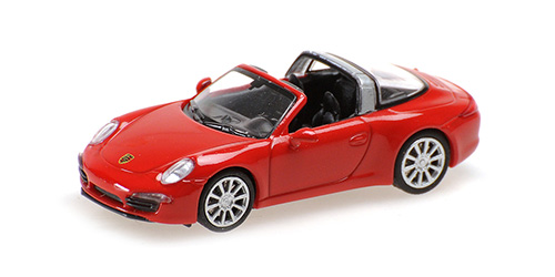 PORSCHE 911 TARGA – 2014 – RED 1:87 model