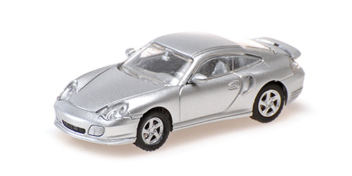 PORSCHE 911 TURBO – 2000 – SILVER 1:87 model