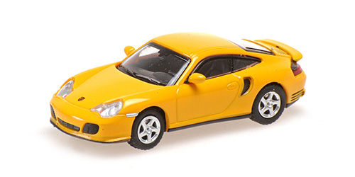 PORSCHE 911 TURBO – 2000 – YELLOW 1:87 model