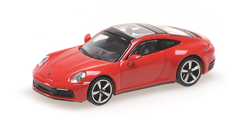 PORSCHE 911 (992) – CARRERA 4S – 2019 – RED 1:87 model