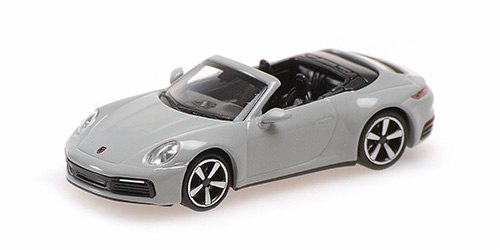PORSCHE 911 (992) – CARRERA 4S CABRIOLET – 2019 – GREY 1:87 model