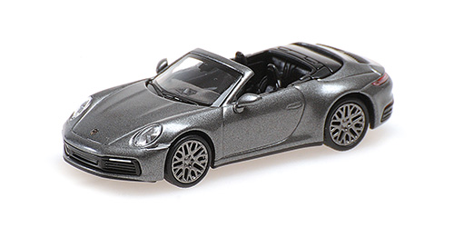 PORSCHE 911 (992) – CARRERA 4S CABRIOLET – 2019 – GREY METALLIC 1:87 model