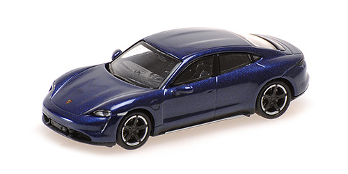 PORSCHE TAYCAN TURBO S – 2019 – BLUE METALLIC 1:87 model