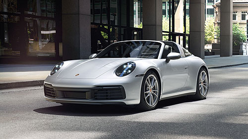 PORSCHE 911 (992) TARGA 4 – 2020 – SILVER 1:87 model