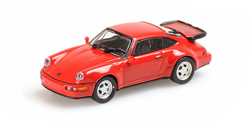 PORSCHE 911 TURBO – 1990 – RED 1:87 model
