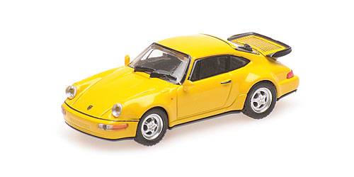 PORSCHE 911 TURBO – 1990 – YELLOW 1:87 model
