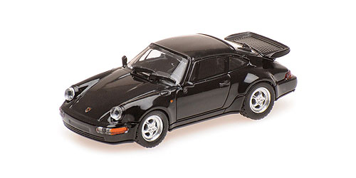 PORSCHE 911 TURBO – 1990 – BLACK 1:87 model