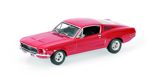 FORD MUSTANG FASTBACK 2 2 – 1968 – RED 1:87 model