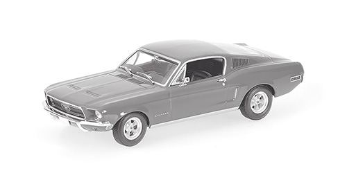 FORD MUSTANG FASTBACK 2 2 – 1968 – BLACK 1:87 model
