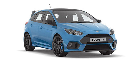 FORD FOCUS RS – 2018 – BLUE W/ BLACK ROOF 1:87 model