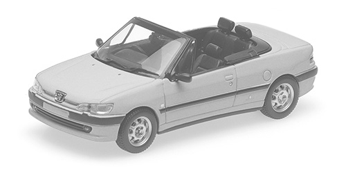 PEUGEOT 306 CABRIOLET – 1998 – RED METALLIC 1:87 model