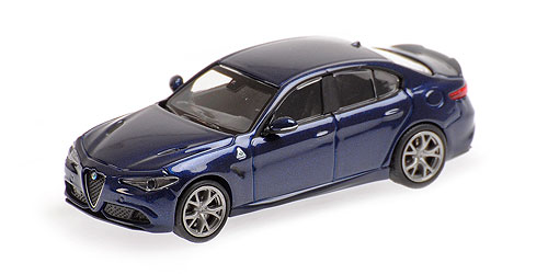 ALFA ROMEO GIULIA QUADRIFOGLIO – 2017 – BLUE METALLIC 1:87 model