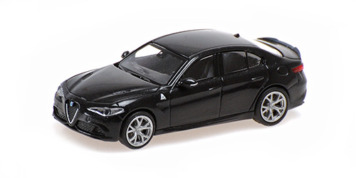 ALFA ROMEO GIULIA QUADRIFOGLIO – 2017 – BLACK METALLIC 1:87 model