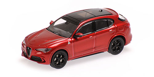 ALFA ROMEO STELVIO QUADRIFOGLIO – 2018 – RED METALLIC 1:87 model