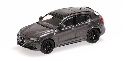 ALFA ROMEO STELVIO QUADRIFOGLIO – 2018 – GREY METALLIC 1:87 model