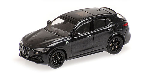 ALFA ROMEO STELVIO QUADRIFOGLIO – 2018 – BLACK METALLIC 1:87 model