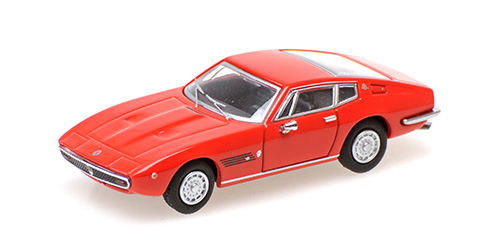MASERATI GHIBLI COUPE – 1969 – RED 1:87 model