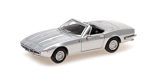 MASERATI GHIBLI SPYDER – 1969 -SILVER 1:87 model