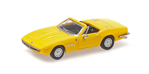 MASERATI GHIBLI SPYDER – 1969 -YELLOW 1:87 model