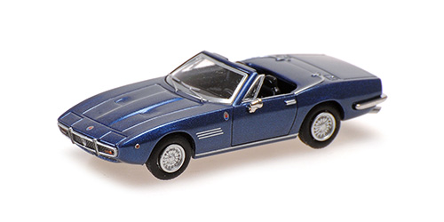 MASERATI GHIBLI SPYDER – 1969 -BLUE METALLIC 1:87 model